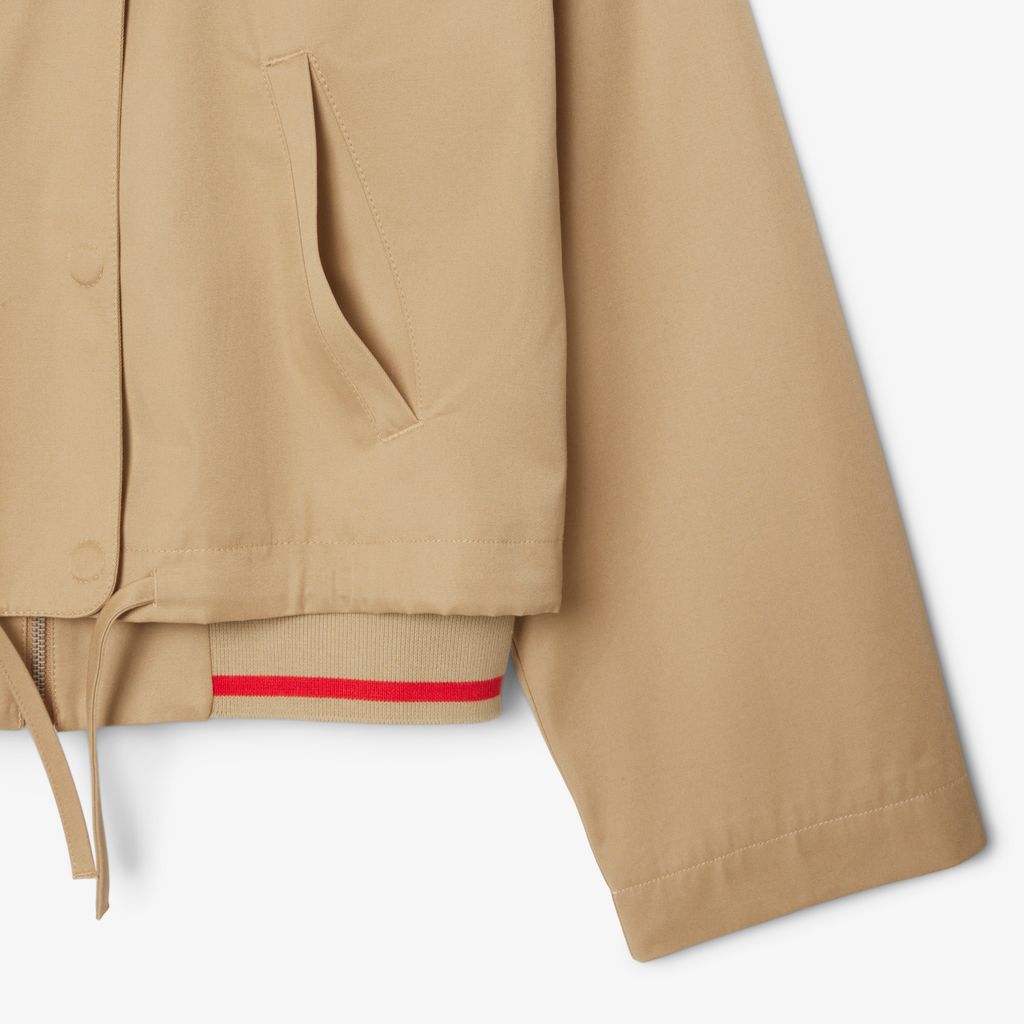 Áo Khoác Lacoste Nữ Dáng Rộng Ngắn Chất Liệu Cotton