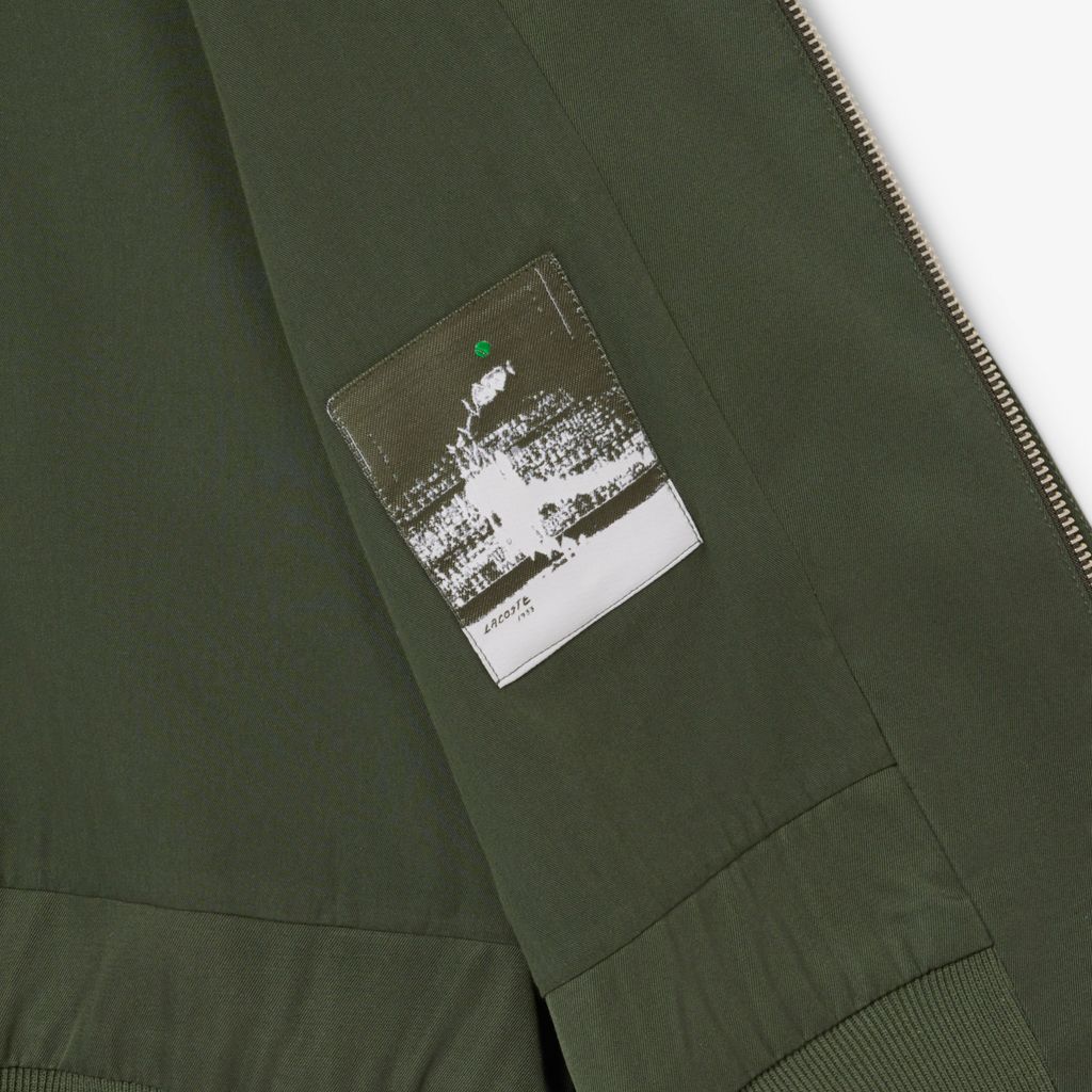 Áo Khoác Lacoste Nữ Dáng Rộng Ngắn Chất Liệu Cotton