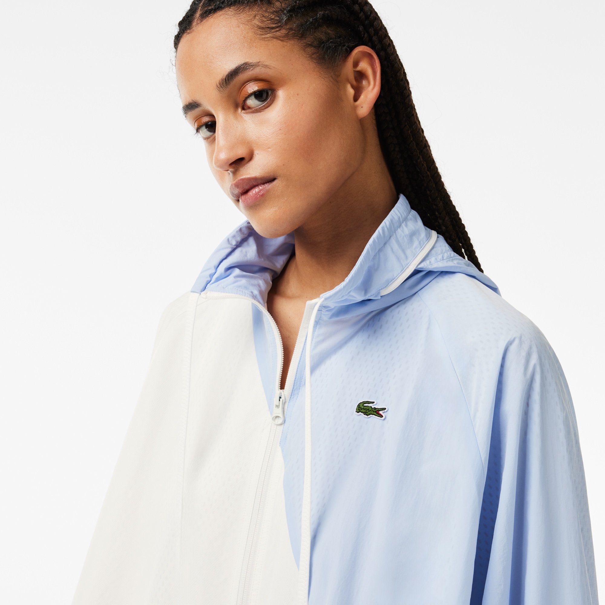 Áo Khoác Thể Thao Lacoste Nữ Oversize Có Thể Điều Chỉnh
