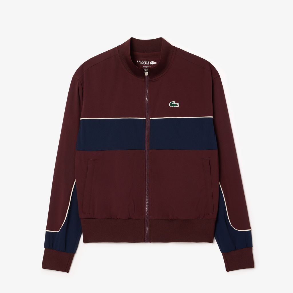 Áo Khoác Tennis Lacoste Nữ Colourblock Công Nghệ Ultra Dry Co Dãn
