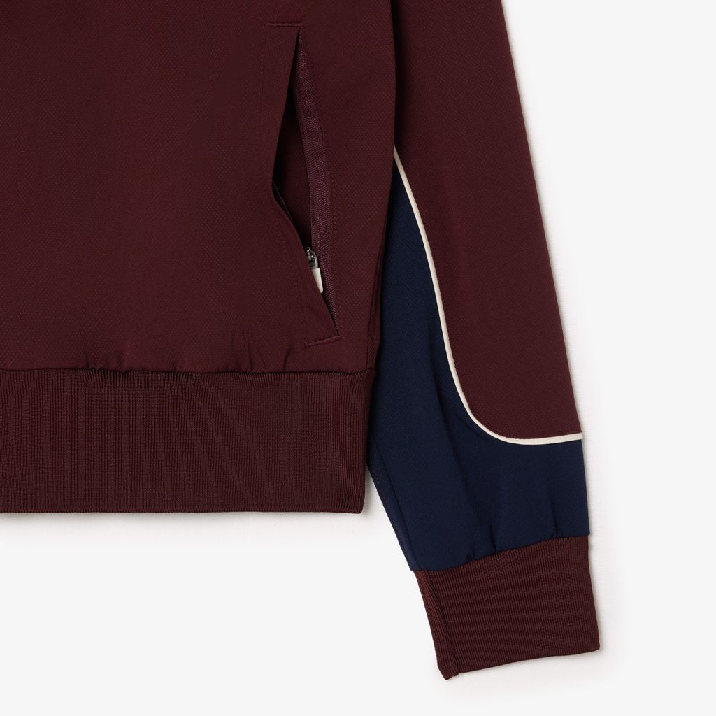 Áo Khoác Tennis Lacoste Nữ Colourblock Công Nghệ Ultra Dry Co Dãn