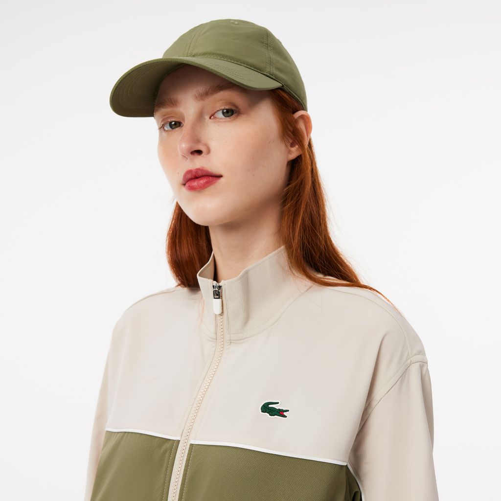 Áo Khoác Tennis Lacoste Nữ Colourblock Công Nghệ Ultra Dry Co Dãn