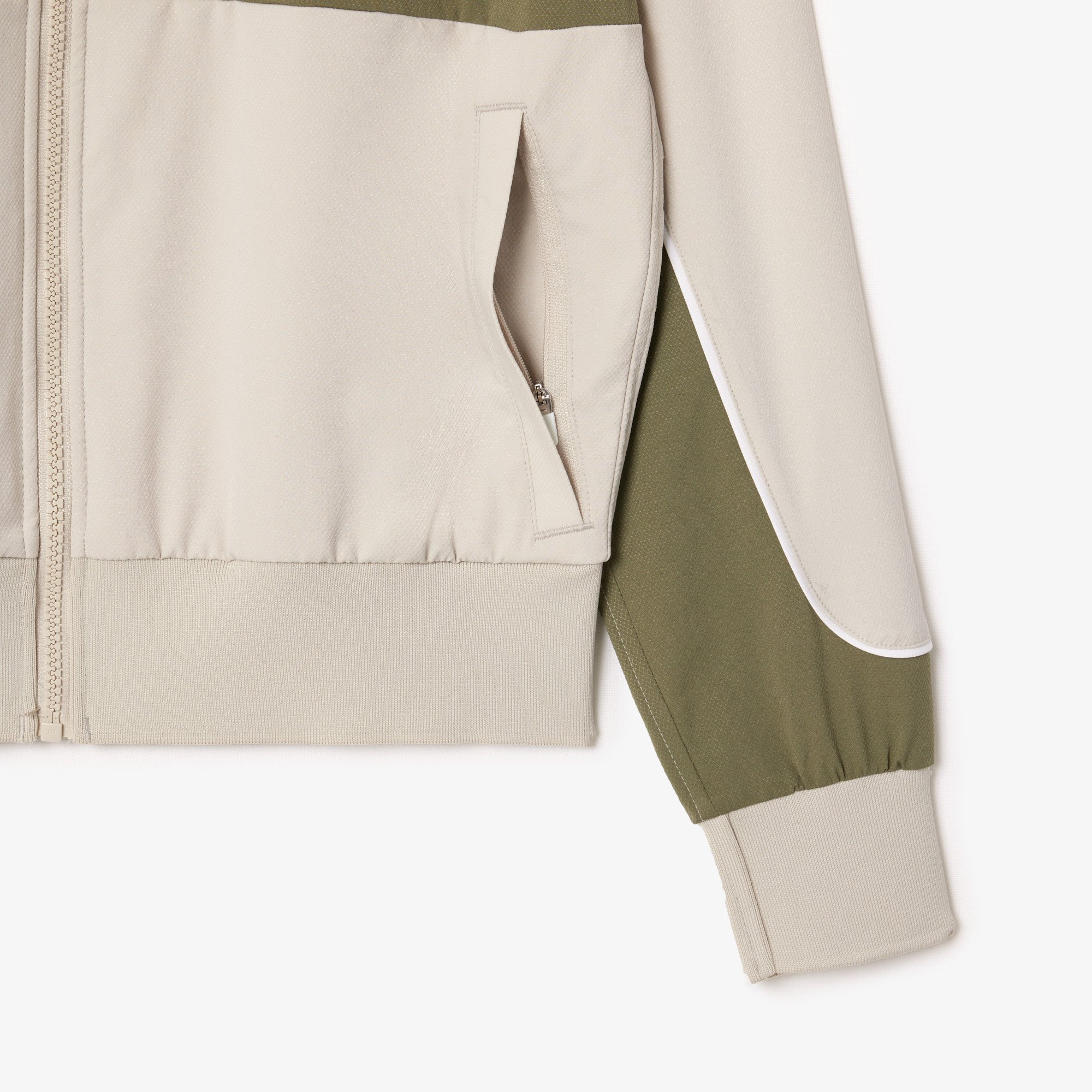 Áo Khoác Tennis Lacoste Nữ Colourblock Công Nghệ Ultra Dry Co Dãn