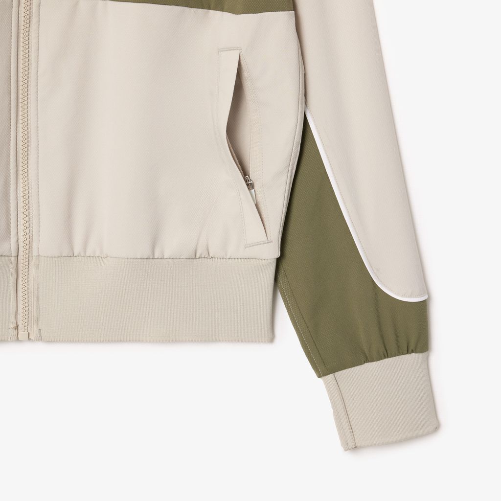 Áo Khoác Tennis Lacoste Nữ Colourblock Công Nghệ Ultra Dry Co Dãn