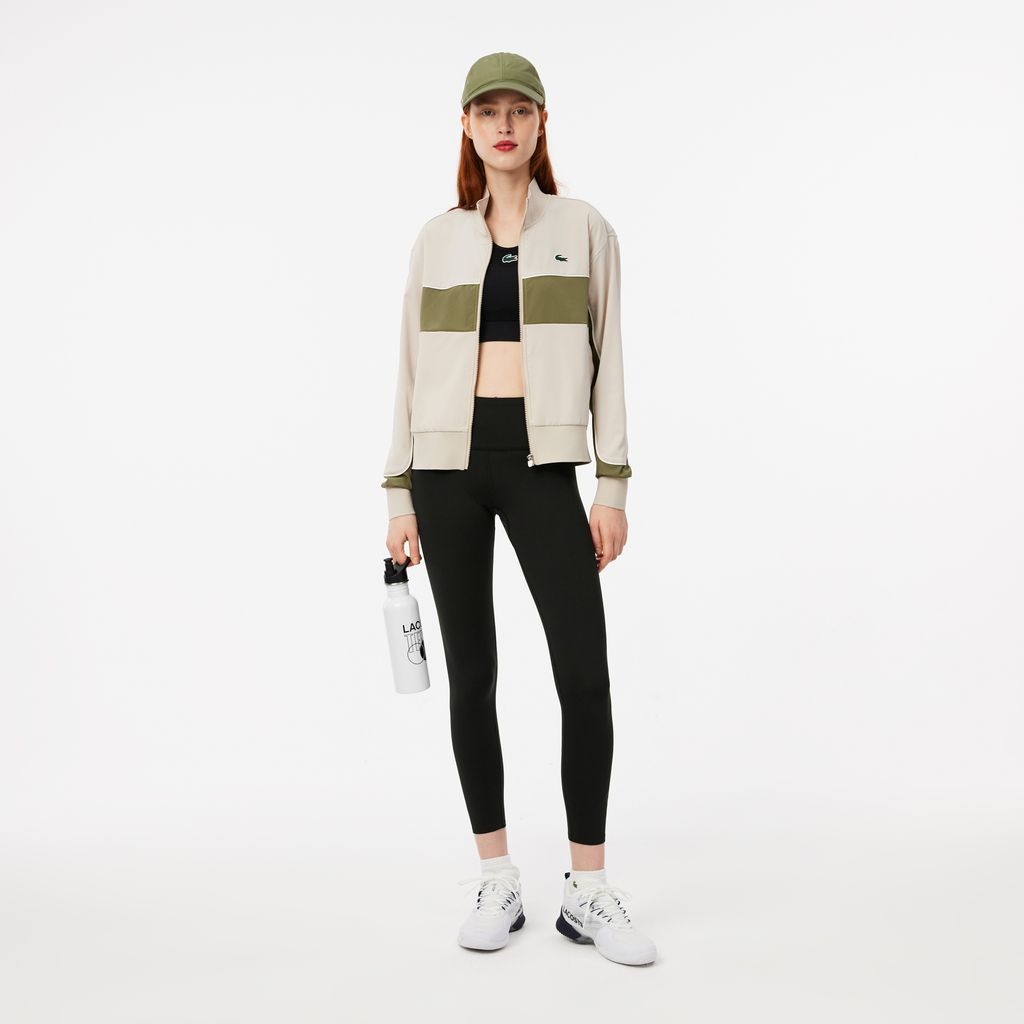 Áo Khoác Tennis Lacoste Nữ Colourblock Công Nghệ Ultra Dry Co Dãn