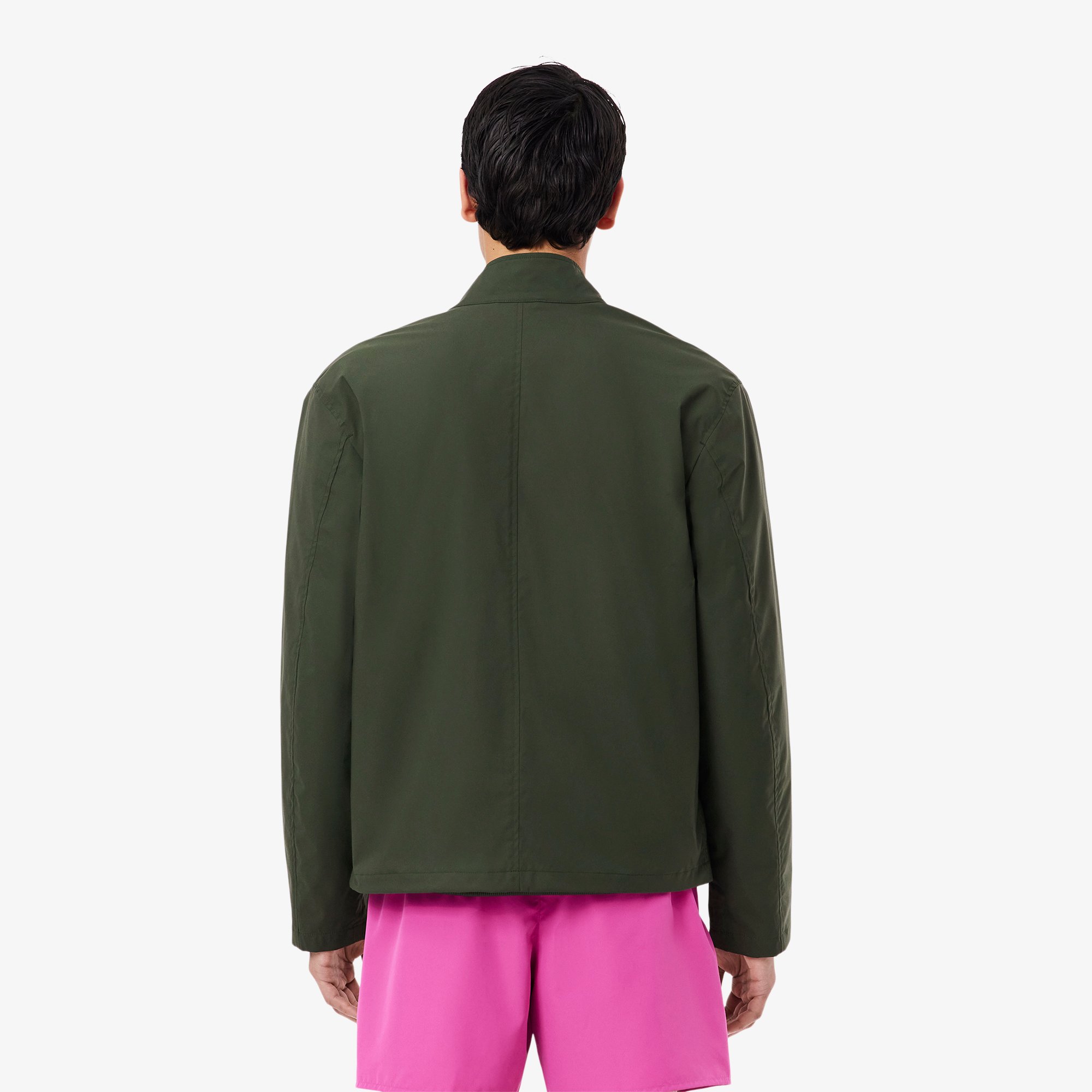 Áo Khoác Lacoste Nam Harrington Dáng Suông Chống Nước