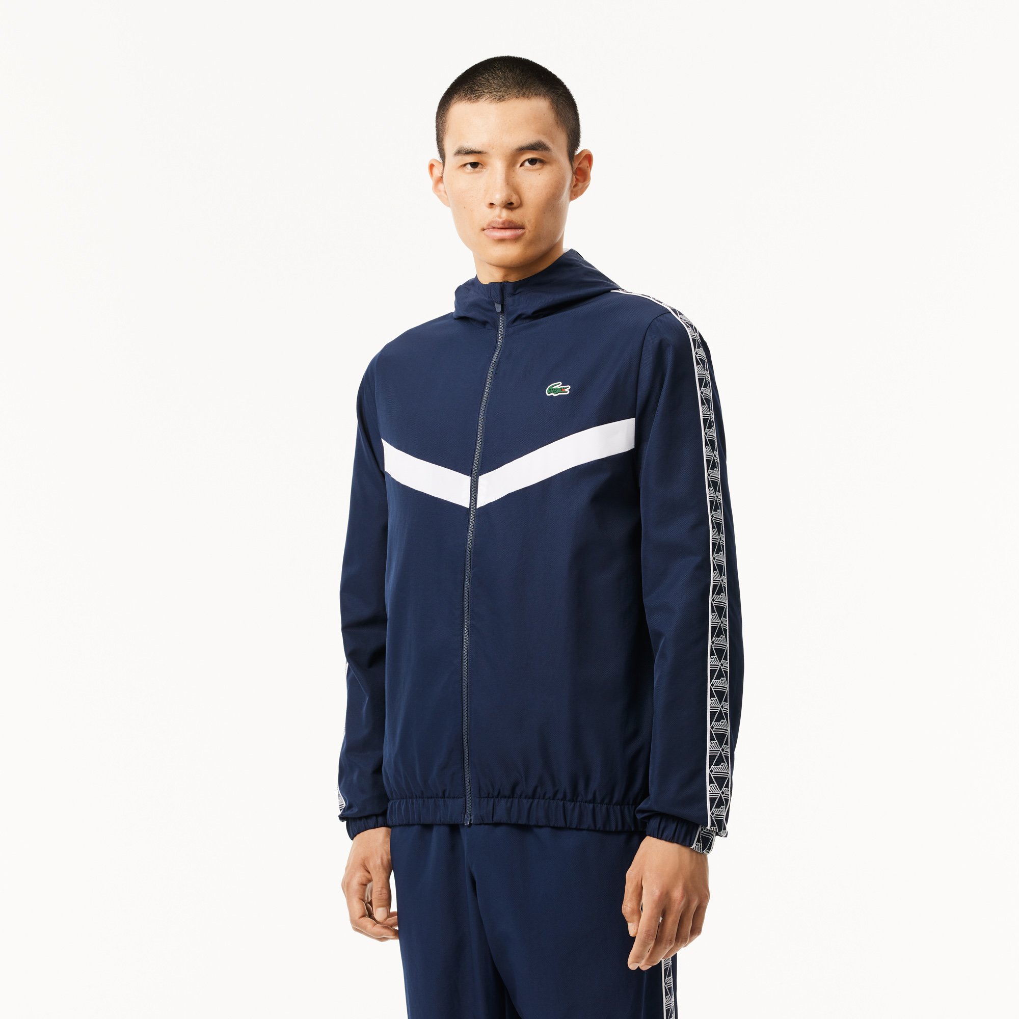 Áo Khoác Tennis Lacoste Nam Họa Tiết Monogram