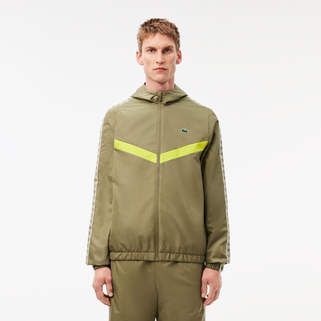 Áo Khoác Tennis Lacoste Nam Họa Tiết Monogram