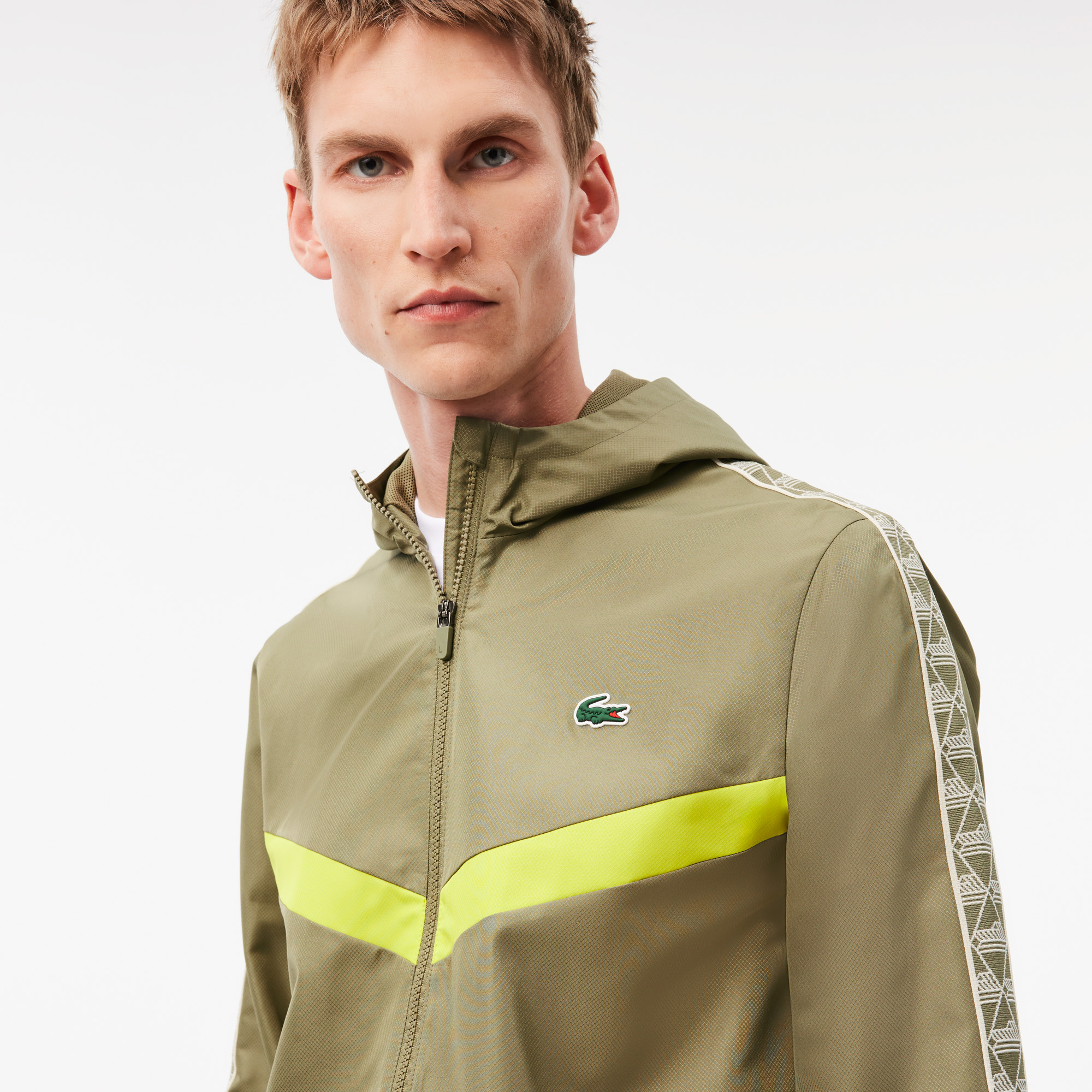 Áo Khoác Tennis Lacoste Nam Họa Tiết Monogram