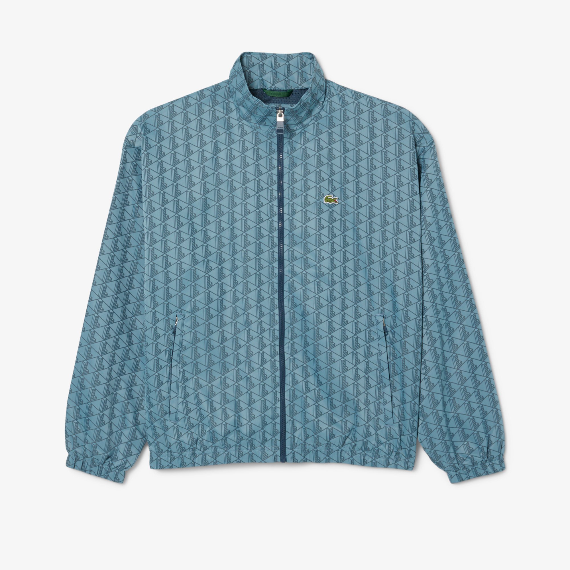 Áo Khoác Thể Thao Lacoste Nam Chất Liệu Jackquard Hoạ Tiết Monogram
