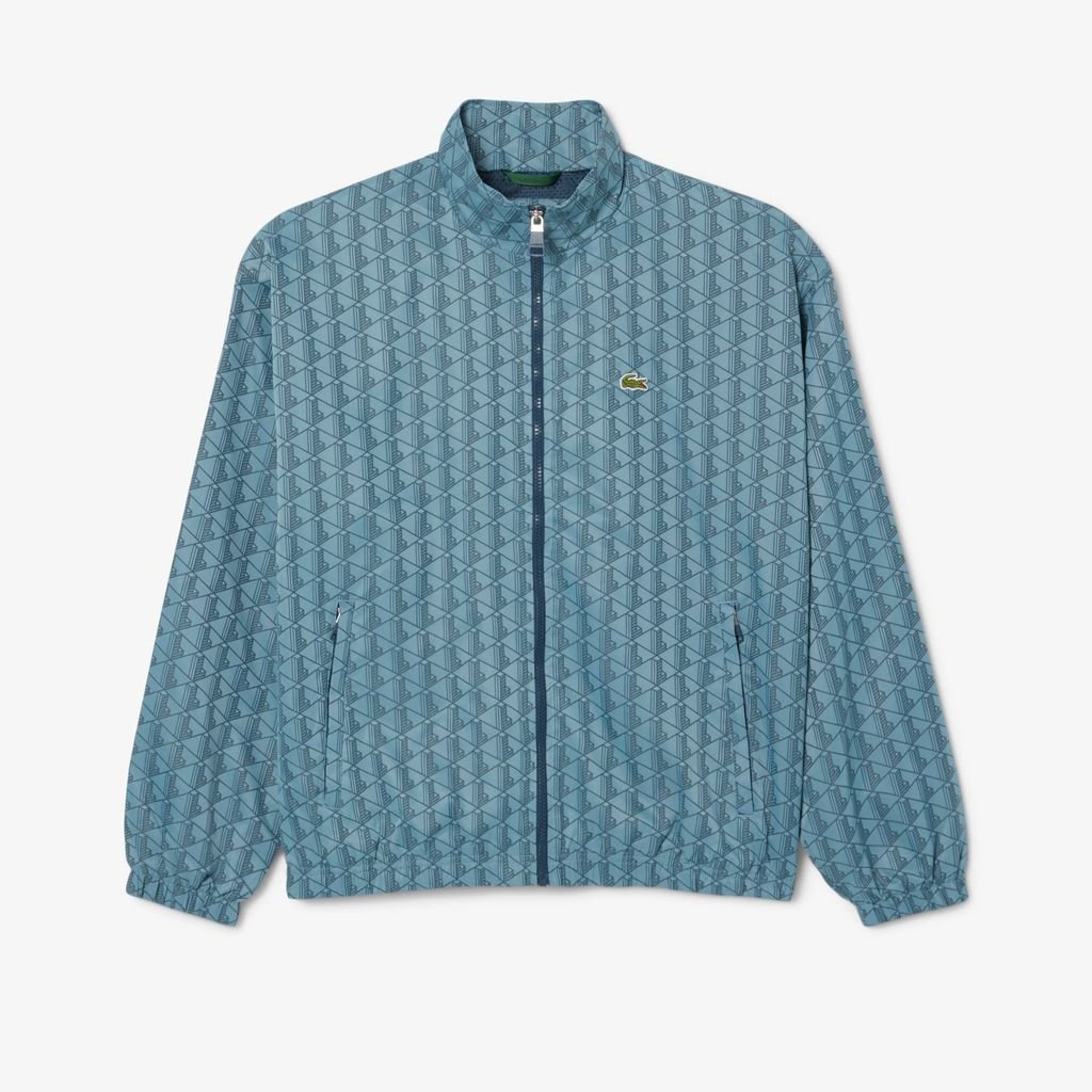 Áo Khoác Thể Thao Lacoste Nam Chất Liệu Jackquard Hoạ Tiết Monogram