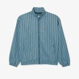 Áo Khoác Thể Thao Lacoste Nam Chất Liệu Jackquard Hoạ Tiết Monogram