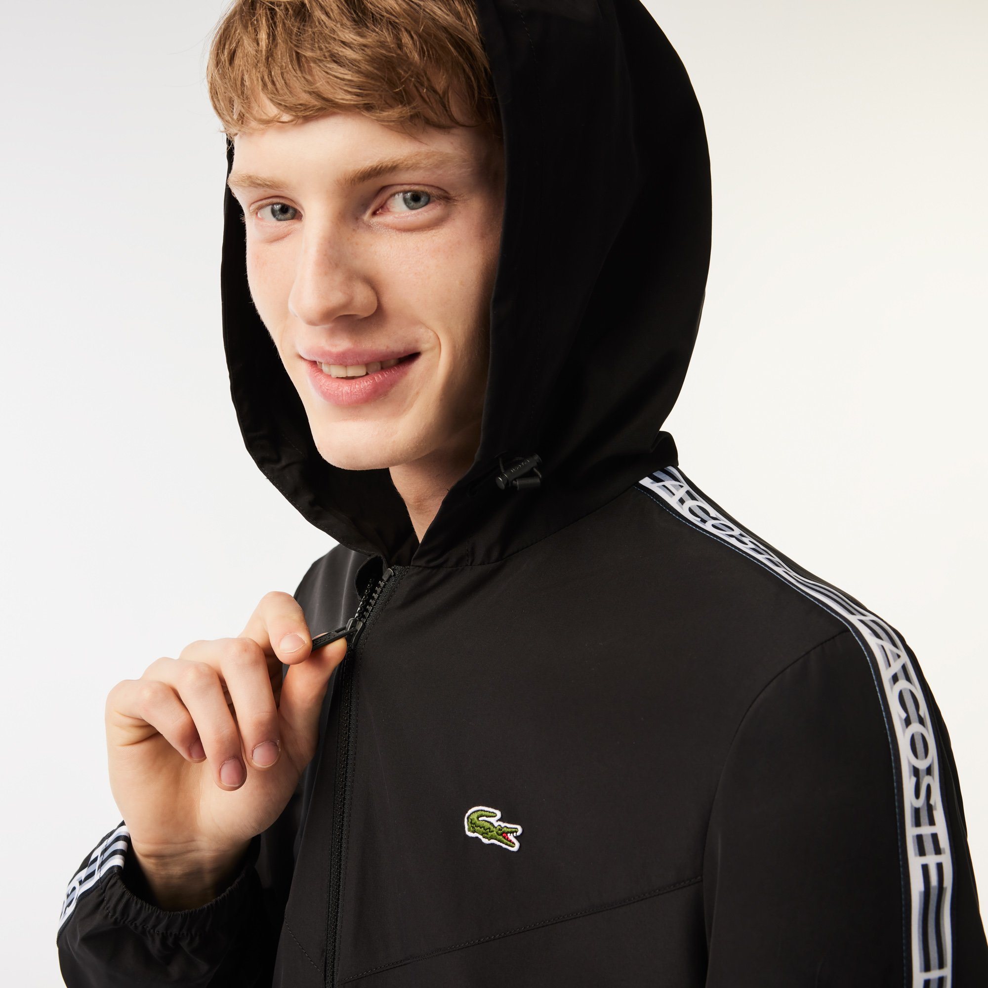 Áo Khoác Lacoste Nam Chất Liệu Polyester Tái Chế