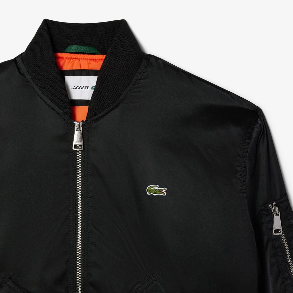 Áo Khoác Bomber Lacoste Nam Lớp Lót Bông Chống Thấm Nước