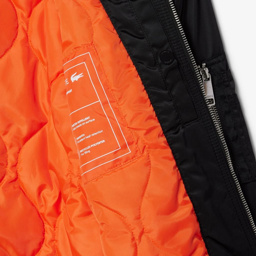 Áo Khoác Bomber Lacoste Nam Lớp Lót Bông Chống Thấm Nước