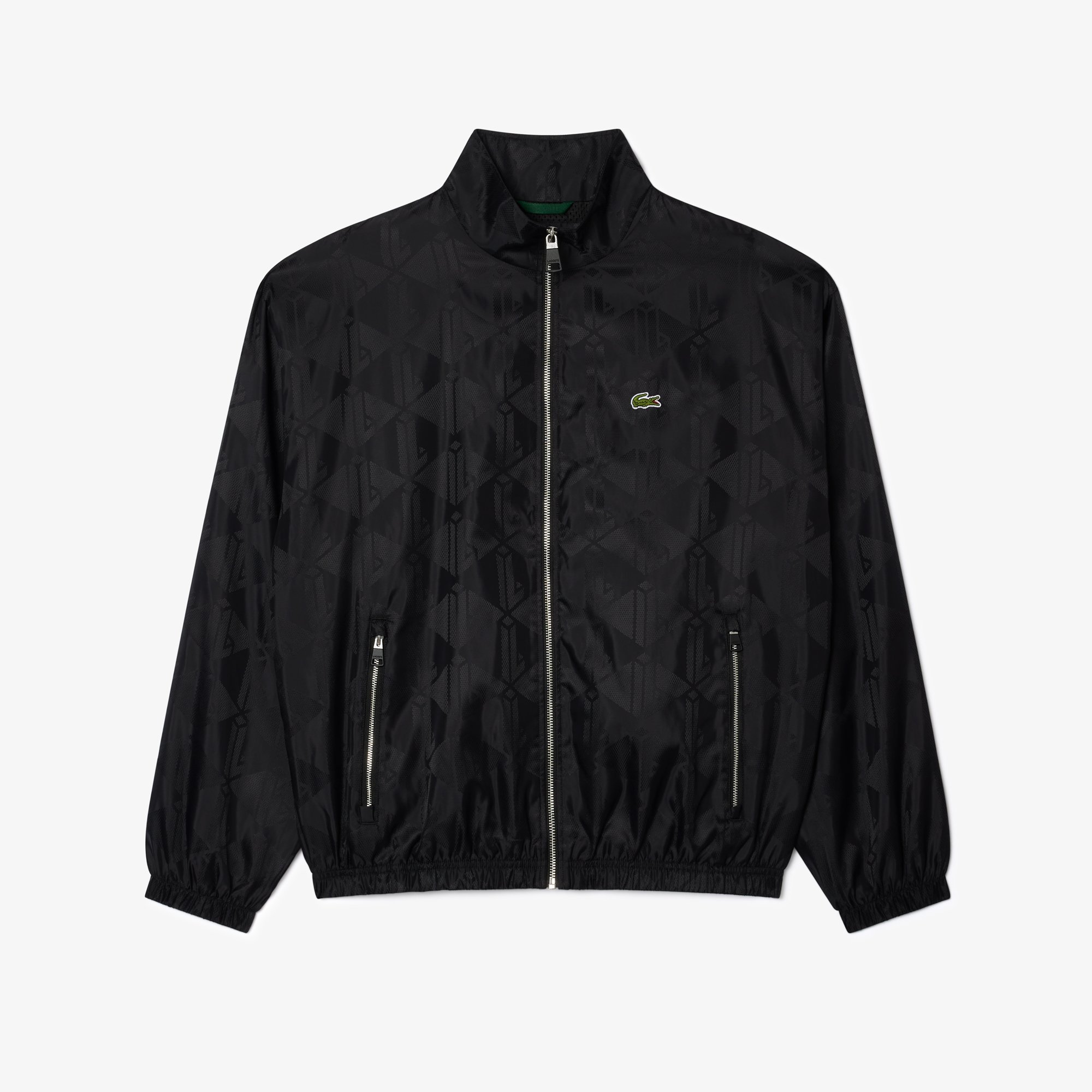 Áo Khoác Thể Thao Lacoste Nam Ngắn Họa Tiết Monogram
