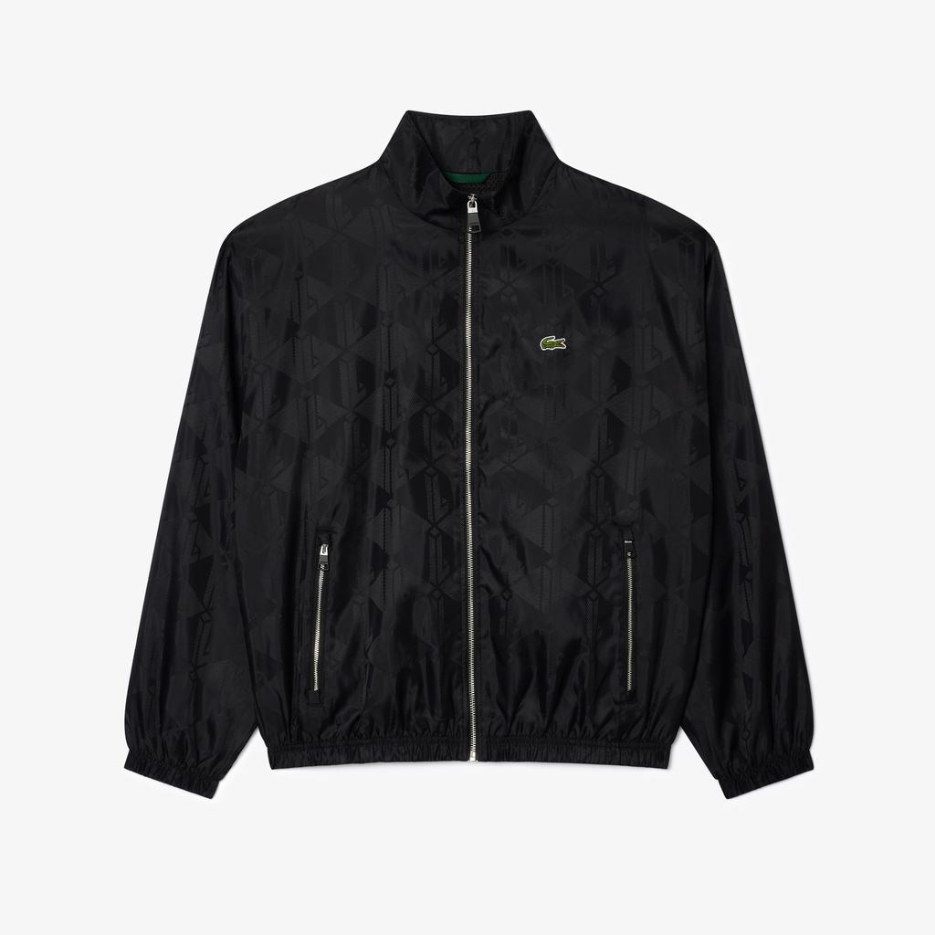 Áo Khoác Thể Thao Lacoste Nam Ngắn Họa Tiết Monogram