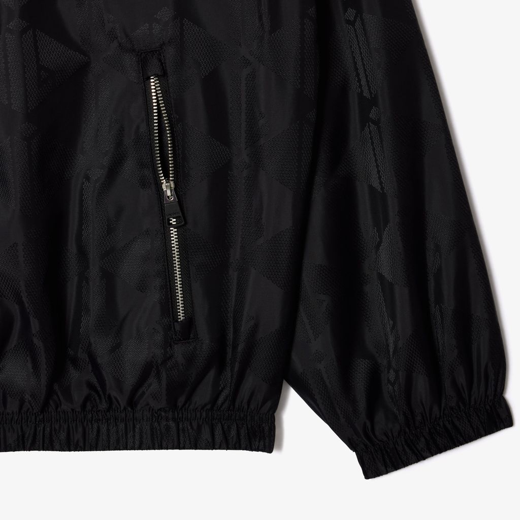 Áo Khoác Thể Thao Lacoste Nam Ngắn Họa Tiết Monogram