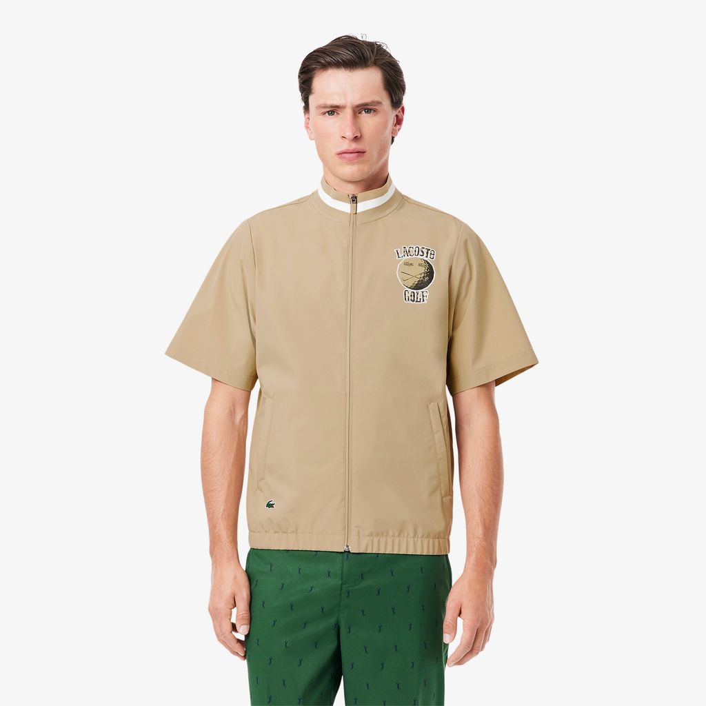 Áo Khoác Golf Lacoste Nam Chất Liệu Co Giãn Chống Gió