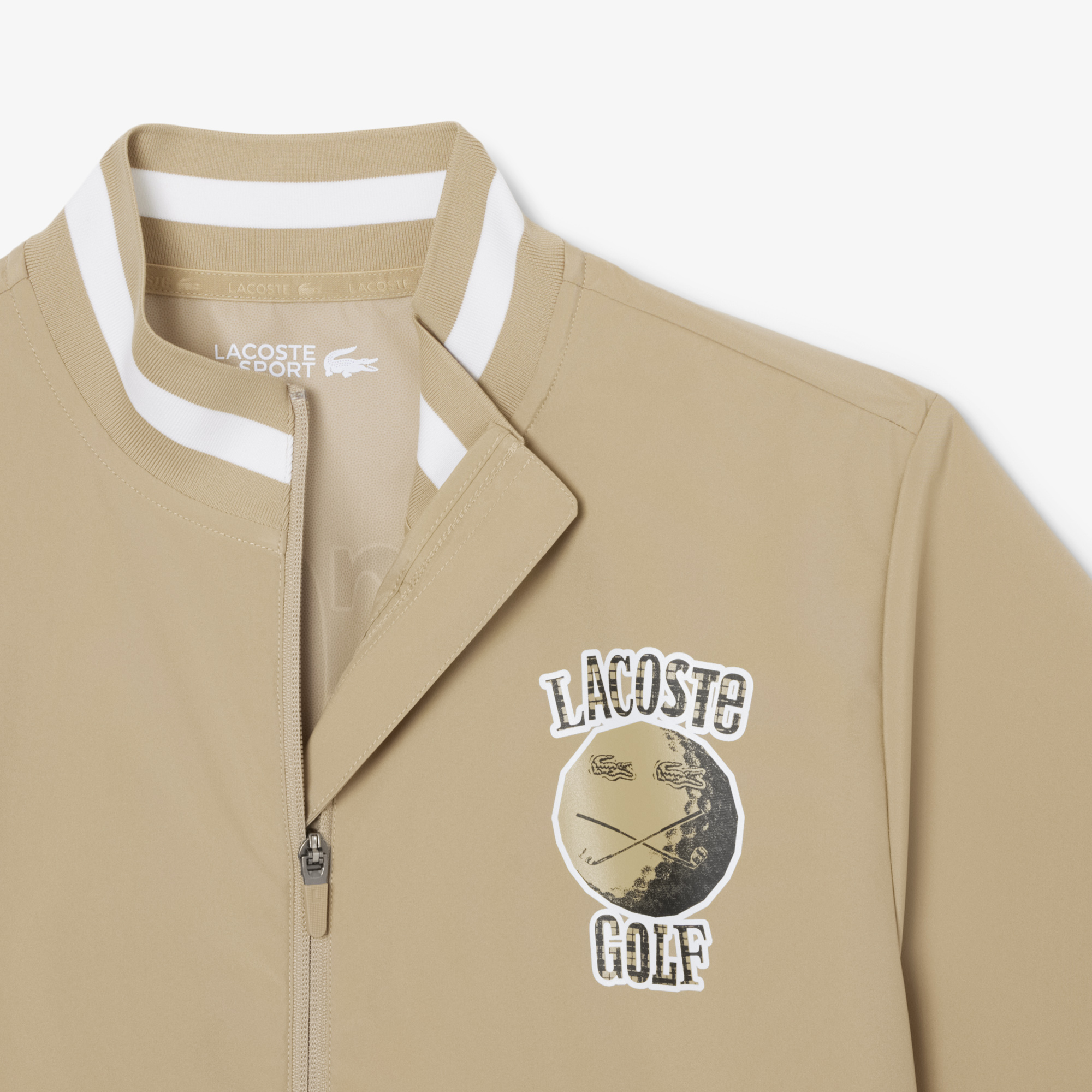Áo Khoác Golf Lacoste Nam Chất Liệu Co Giãn Chống Gió