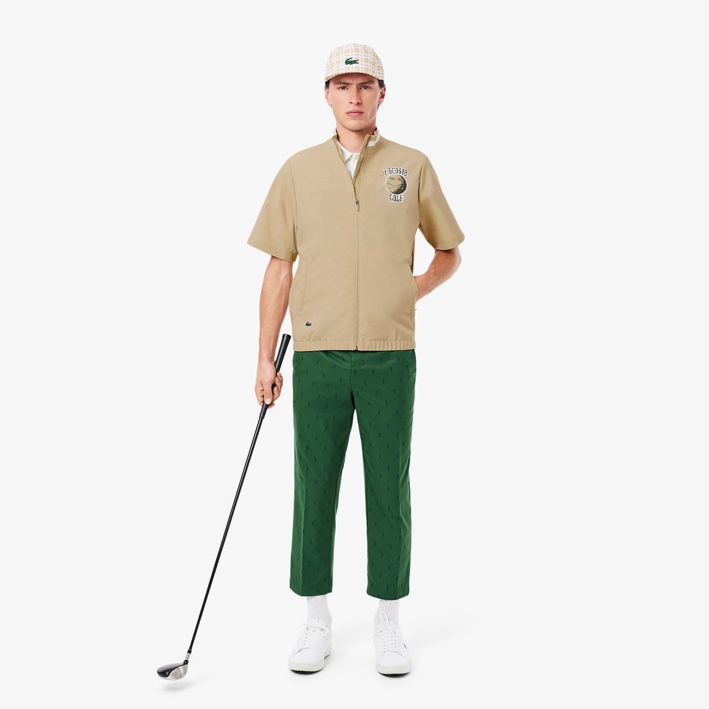 Áo Khoác Golf Lacoste Nam Chất Liệu Co Giãn Chống Gió