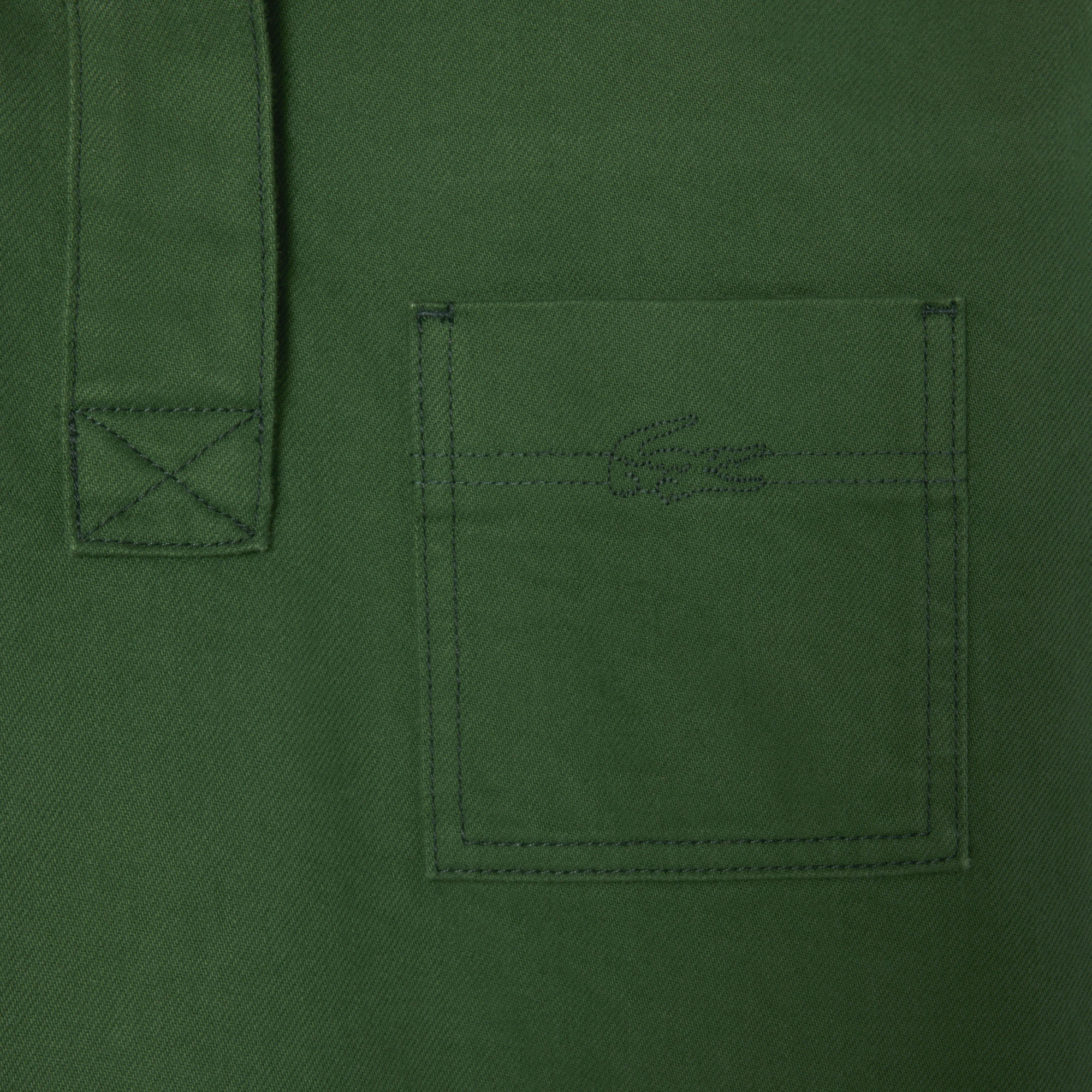 Áo Sơ Mi Polo Lacoste Nữ Dáng Rộng Chất Liệu Denim