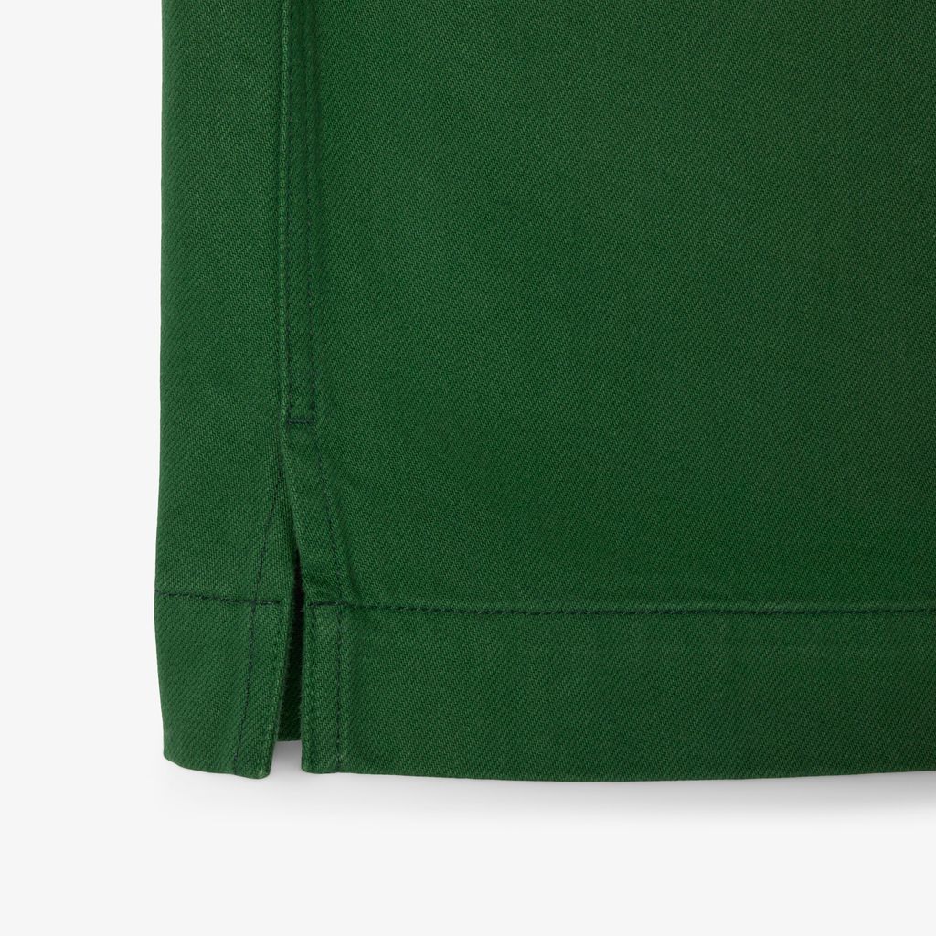 Áo Sơ Mi Polo Lacoste Nữ Dáng Rộng Chất Liệu Denim