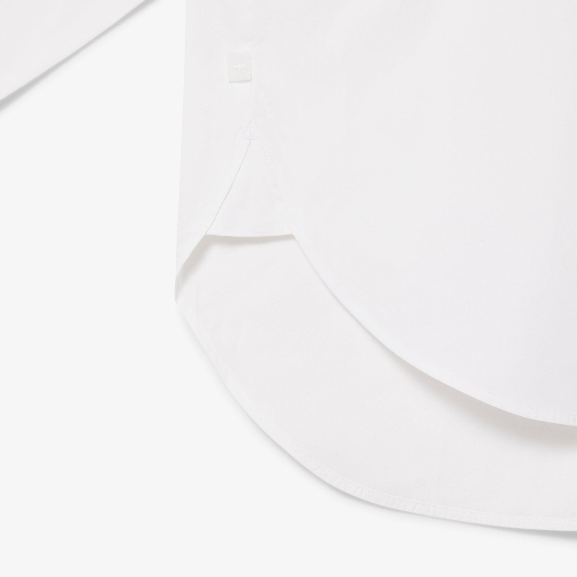Áo Sơ Mi Lacoste Nữ Dáng Rộng Chất Liệu Cotton Poplin