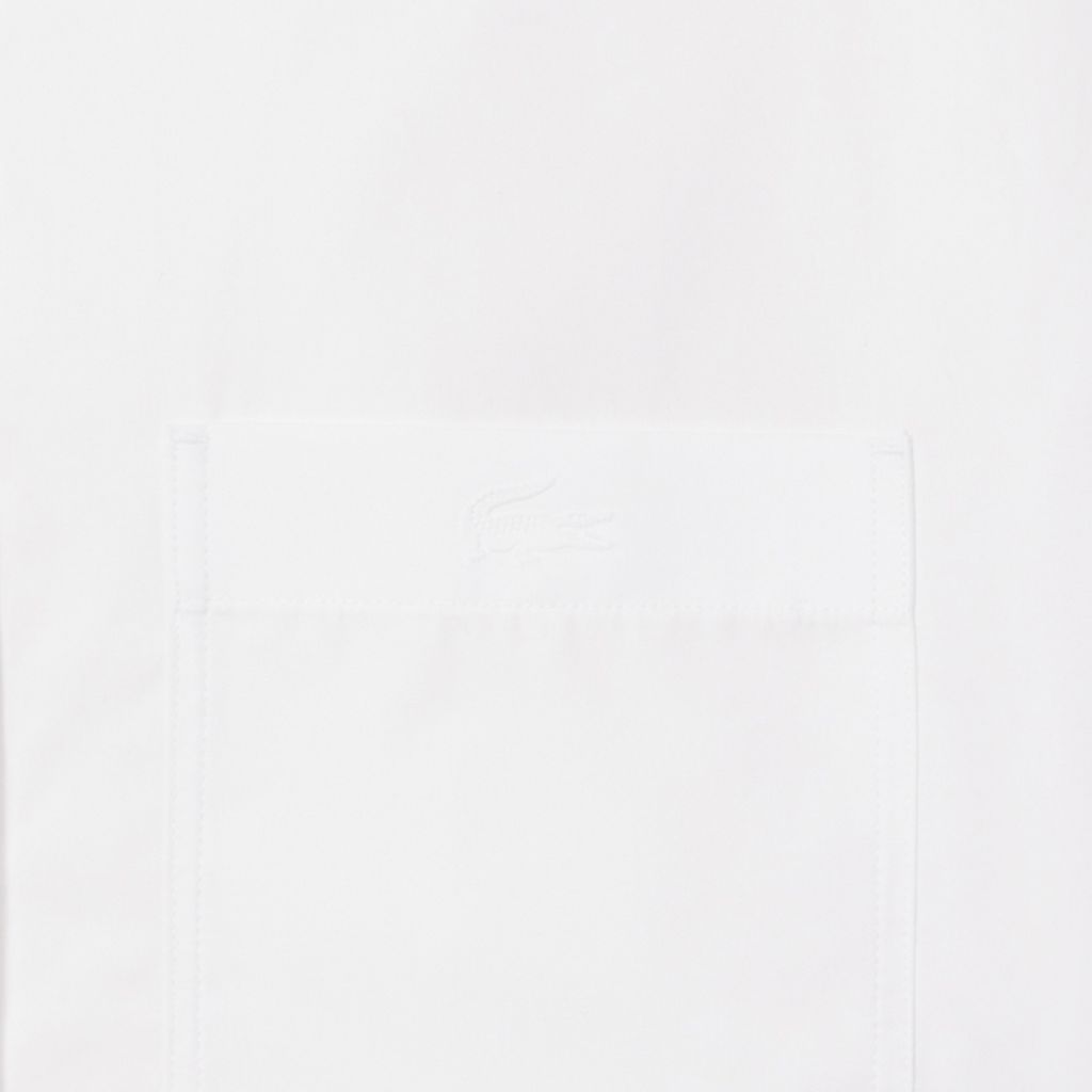 Áo Sơ Mi Lacoste Nữ Dáng Rộng Chất Liệu Cotton Poplin
