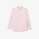 Áo Sơ Mi Lacoste Nữ Dáng Rộng Chất Liệu Cotton Poplin