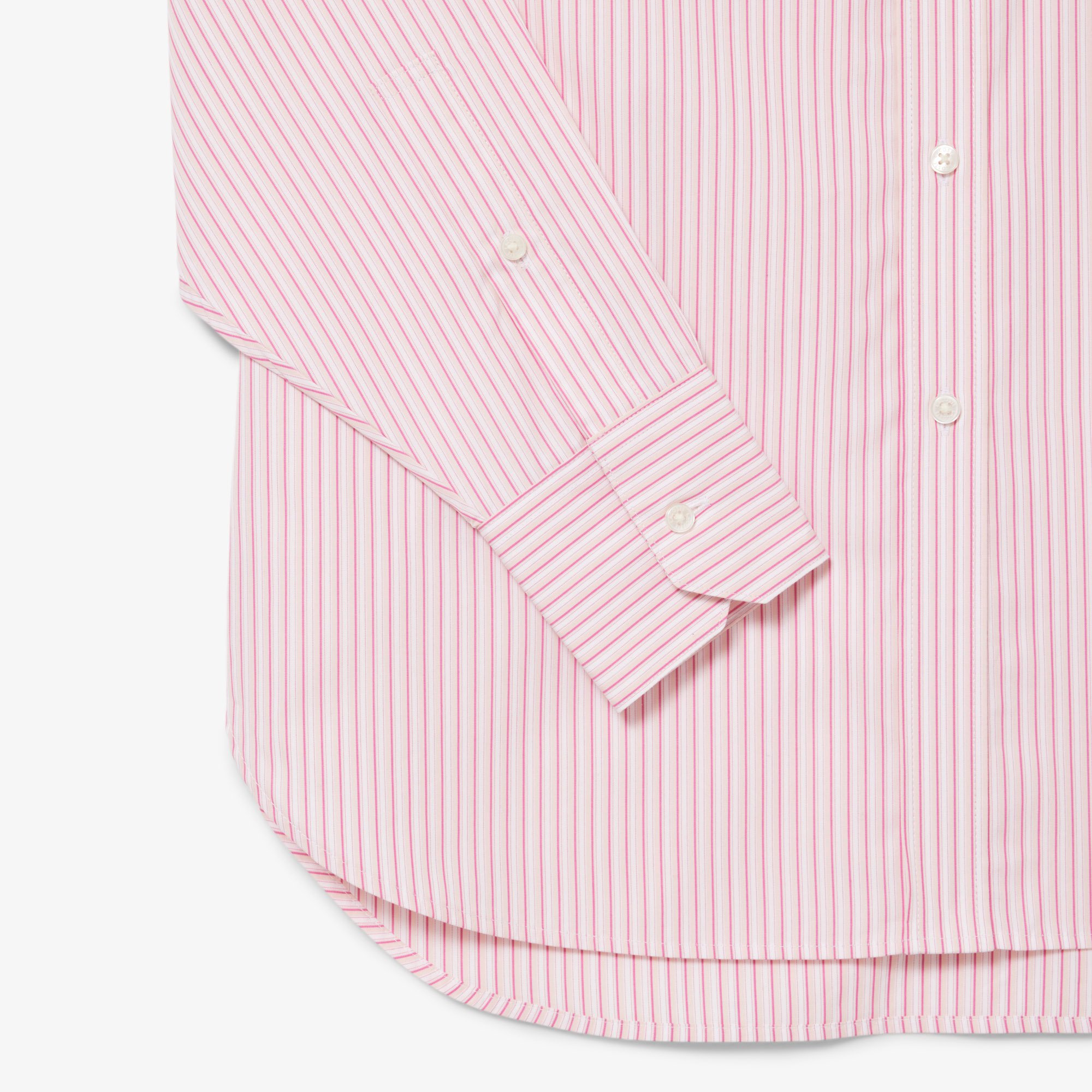 Áo Sơ Mi Lacoste Nữ Dáng Rộng Chất Liệu Cotton Poplin