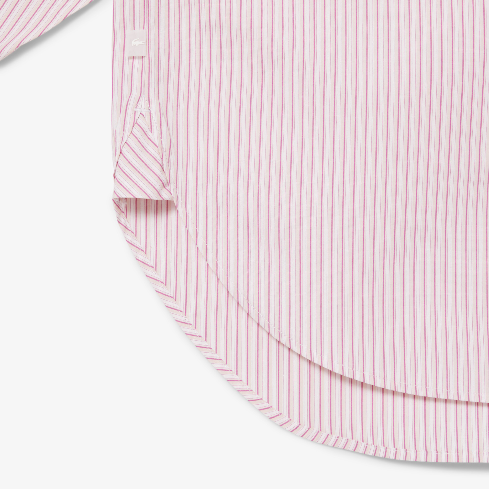 Áo Sơ Mi Lacoste Nữ Dáng Rộng Chất Liệu Cotton Poplin