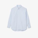 Áo Sơ Mi Lacoste Nữ Dáng Rộng Chất Liệu Cotton Poplin