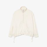 Áo Khoác Lacoste Nữ Popover Dáng Rộng Cổ Kéo Khoá Cao