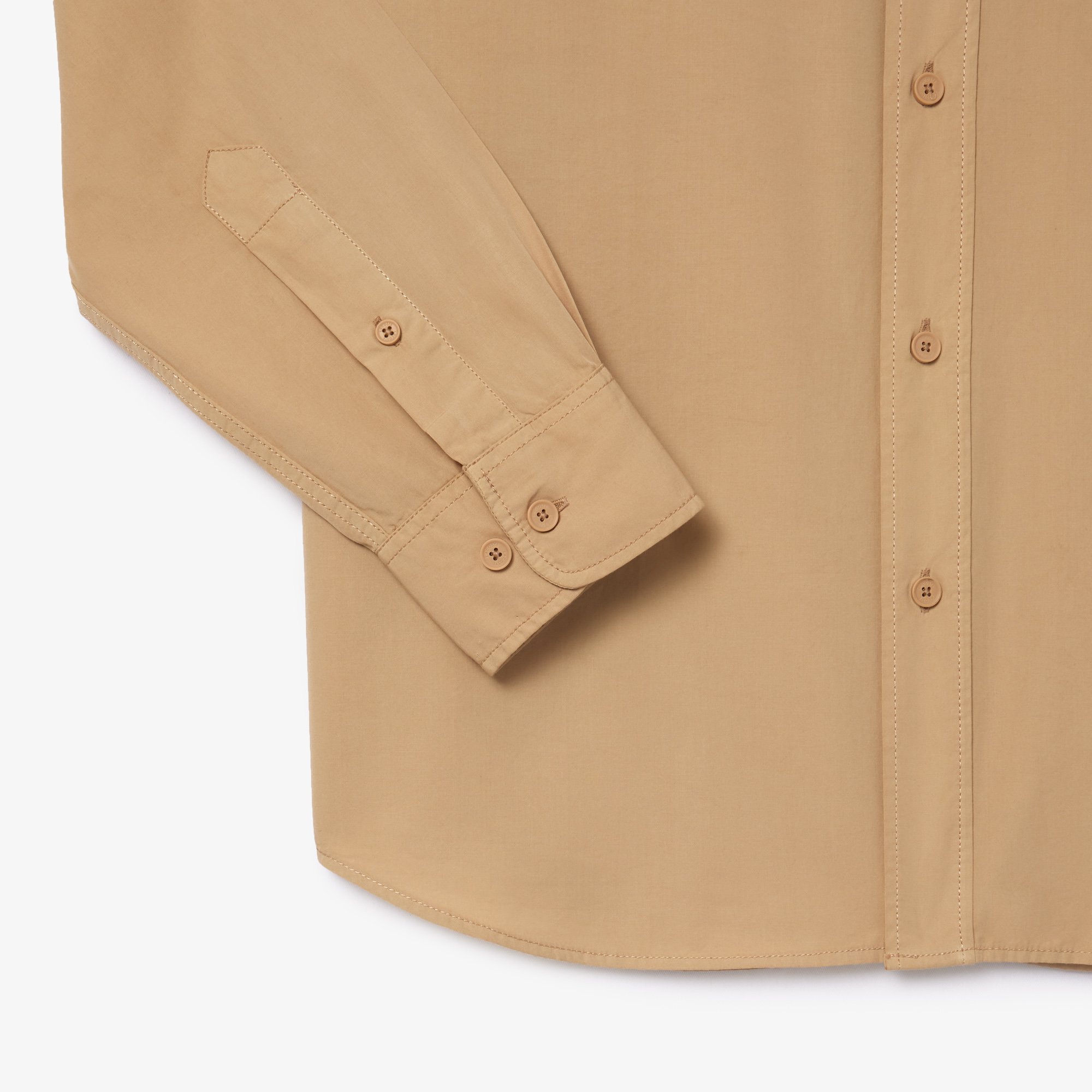 Áo Sơ Mi Lacoste Nam Tay Dài Liệu Poplin Mềm Mại