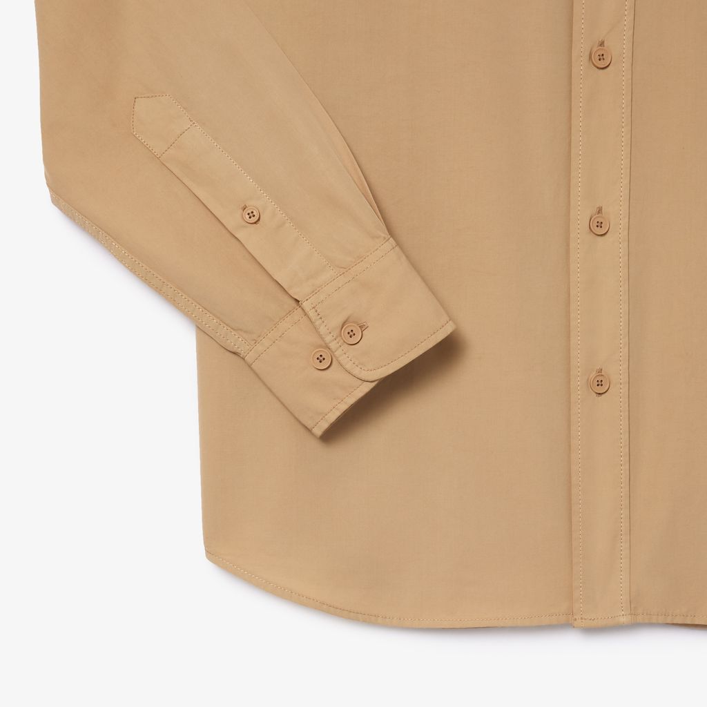 Áo Sơ Mi Lacoste Nam Tay Dài Liệu Poplin Mềm Mại