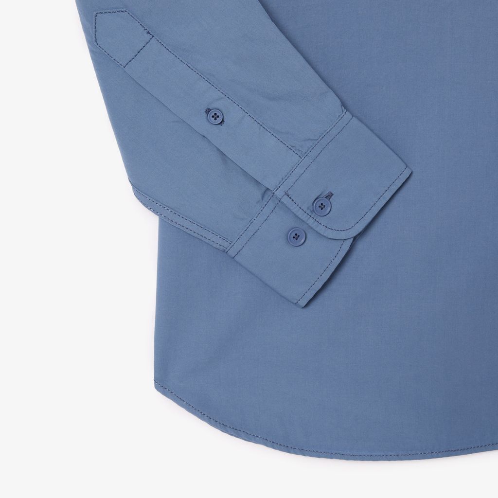Áo Sơ Mi Lacoste Nam Tay Dài Liệu Poplin Mềm Mại
