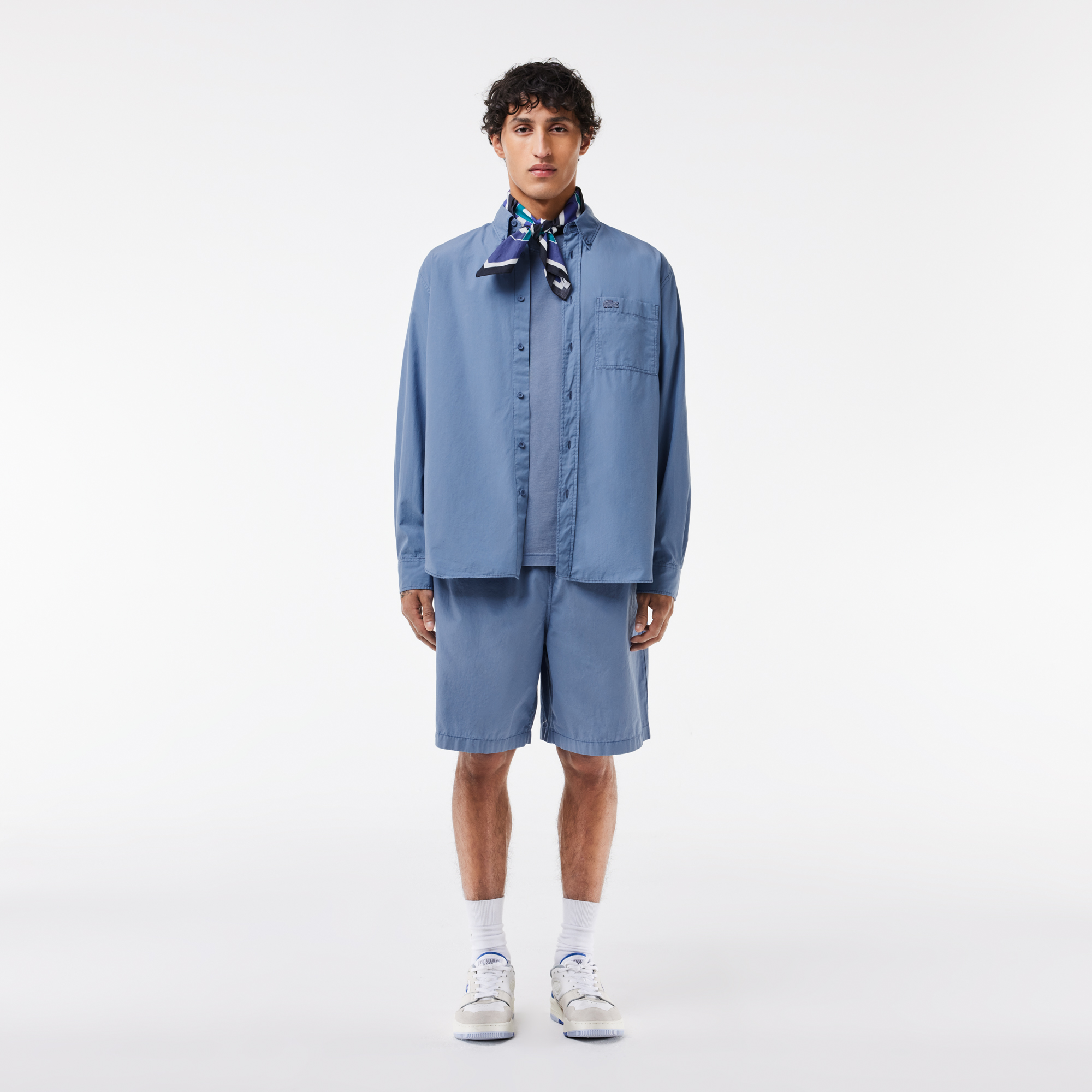 Áo Sơ Mi Lacoste Nam Tay Dài Liệu Poplin Mềm Mại