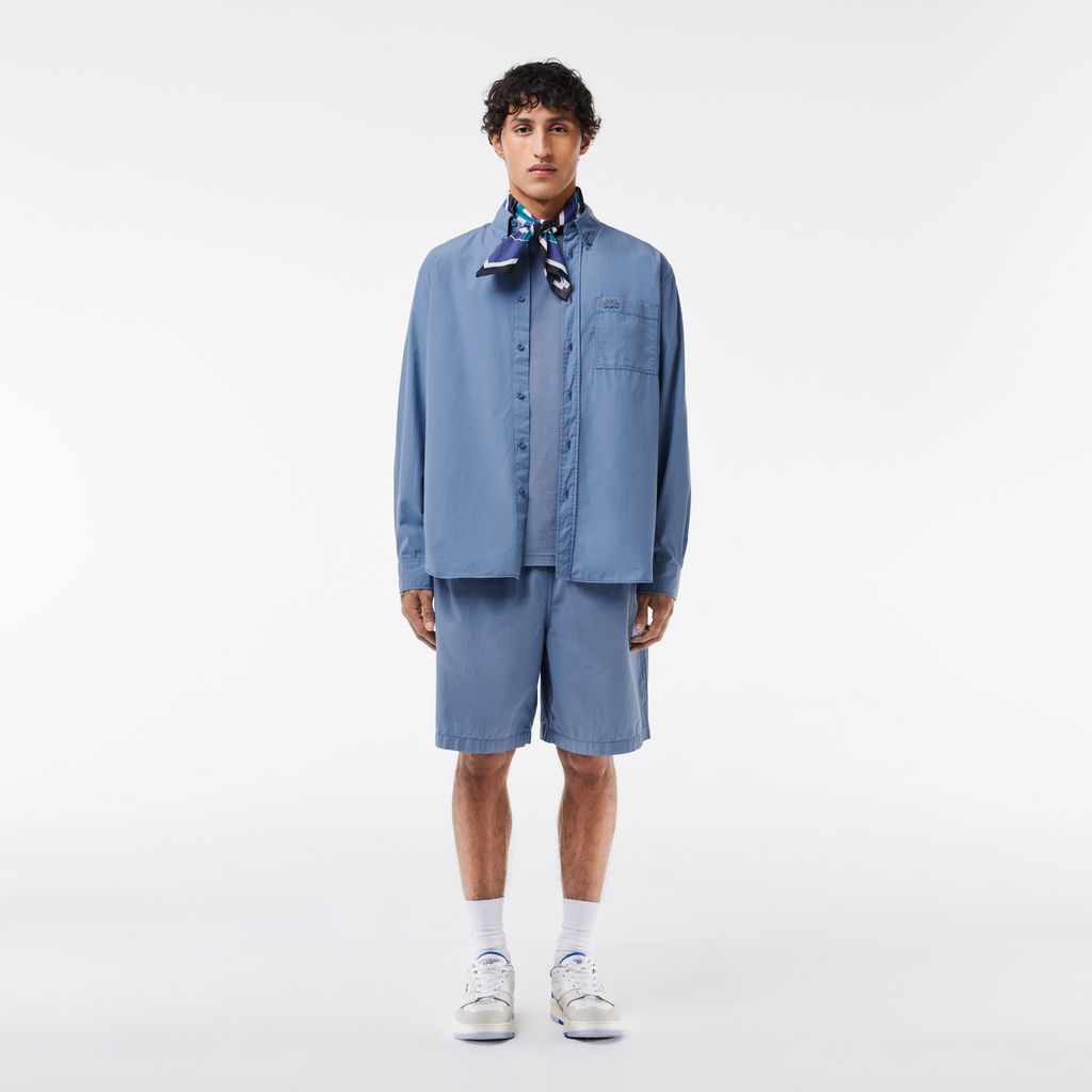 Áo Sơ Mi Lacoste Nam Tay Dài Liệu Poplin Mềm Mại