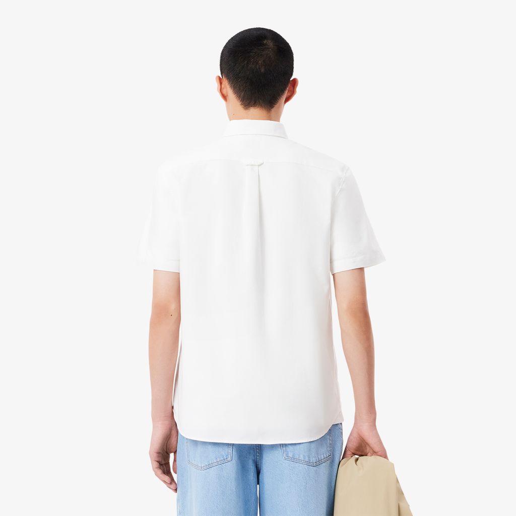 Áo Sơ Mi Oxford Lacoste Nam Dáng Suông Tay Ngắn
