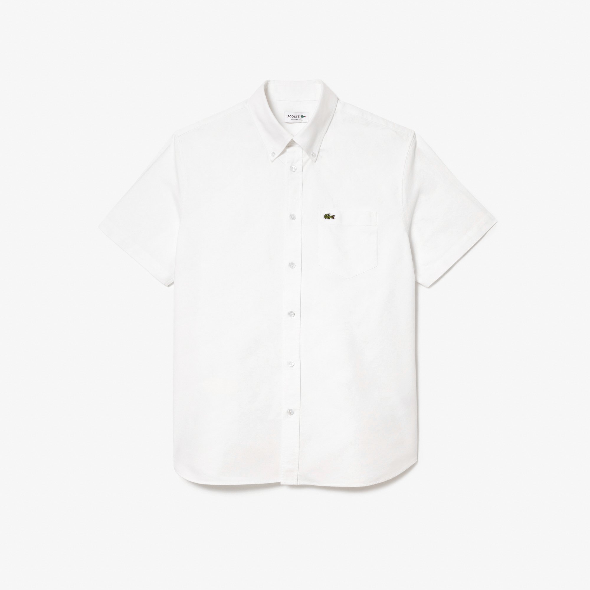 Áo Sơ Mi Oxford Lacoste Nam Dáng Suông Tay Ngắn