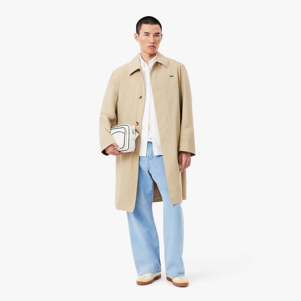 Áo Sơ Mi Oxford Lacoste Nam Dáng Suông Tay Ngắn