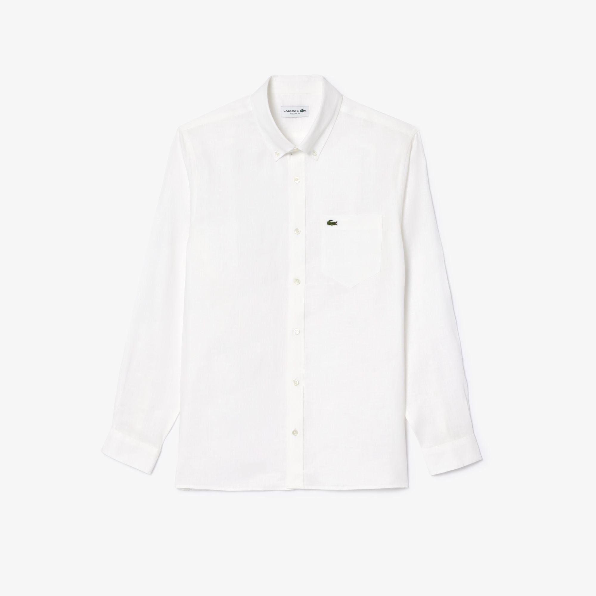 Áo Sơ Mi Lacoste Nam Dáng Suông Chất Liệu Linen