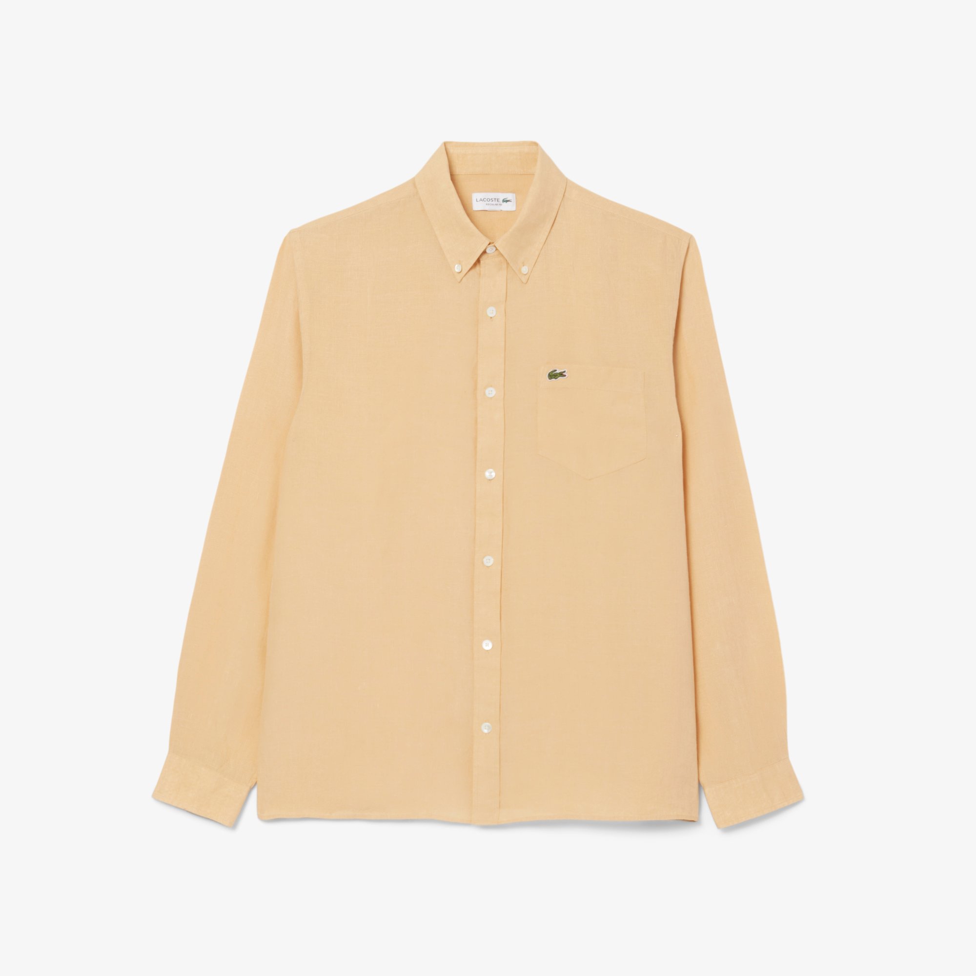 Áo Sơ Mi Lacoste Nam Dáng Suông Chất Liệu Linen