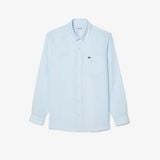 Áo Sơ Mi Lacoste Nam Dáng Suông Chất Liệu Linen