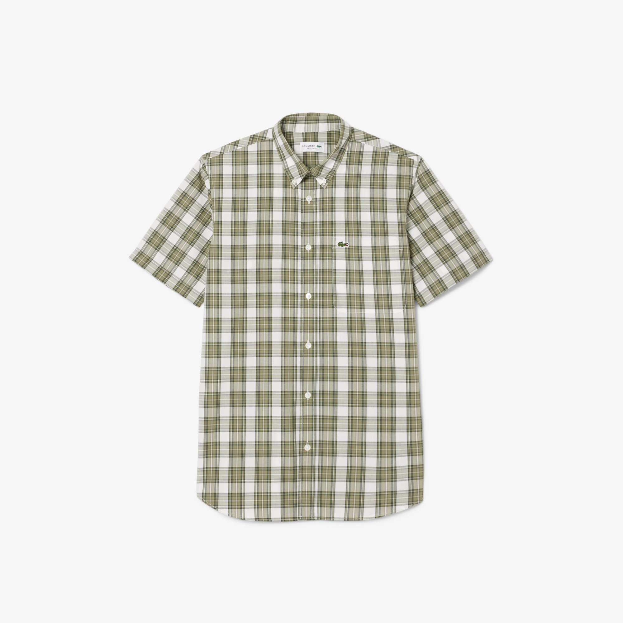 Áo Sơ Mi Lacoste Nam Dáng Suông Ngắn Tay