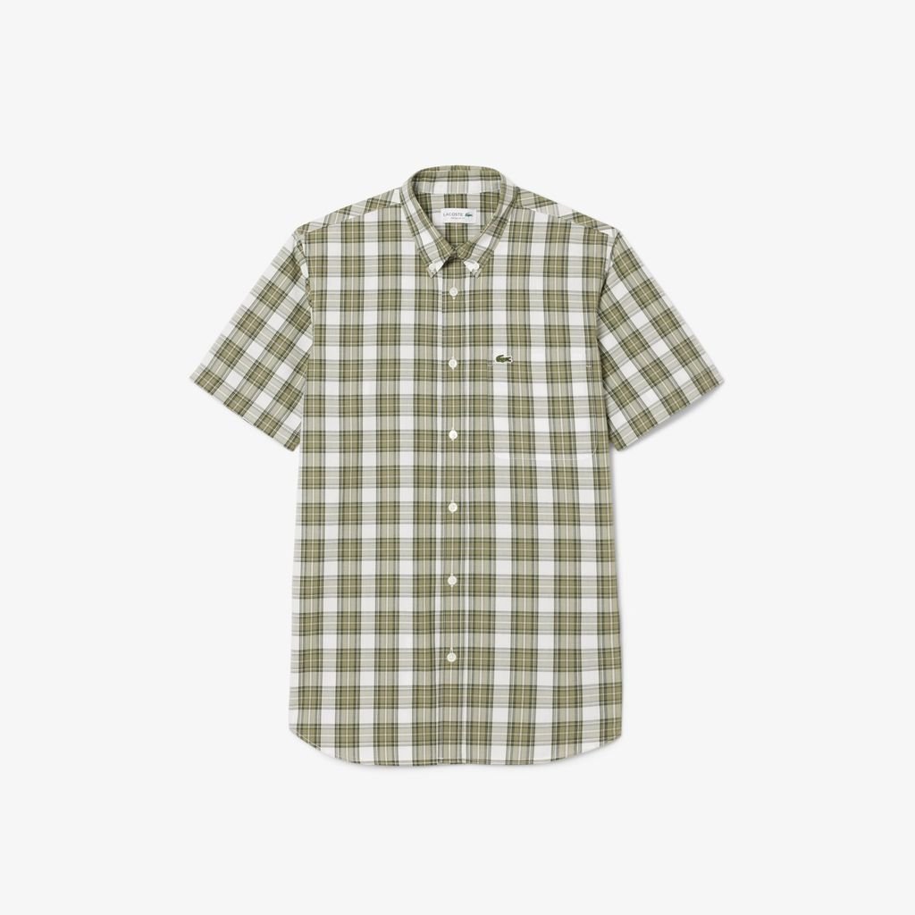 Áo Sơ Mi Lacoste Nam Dáng Suông Ngắn Tay