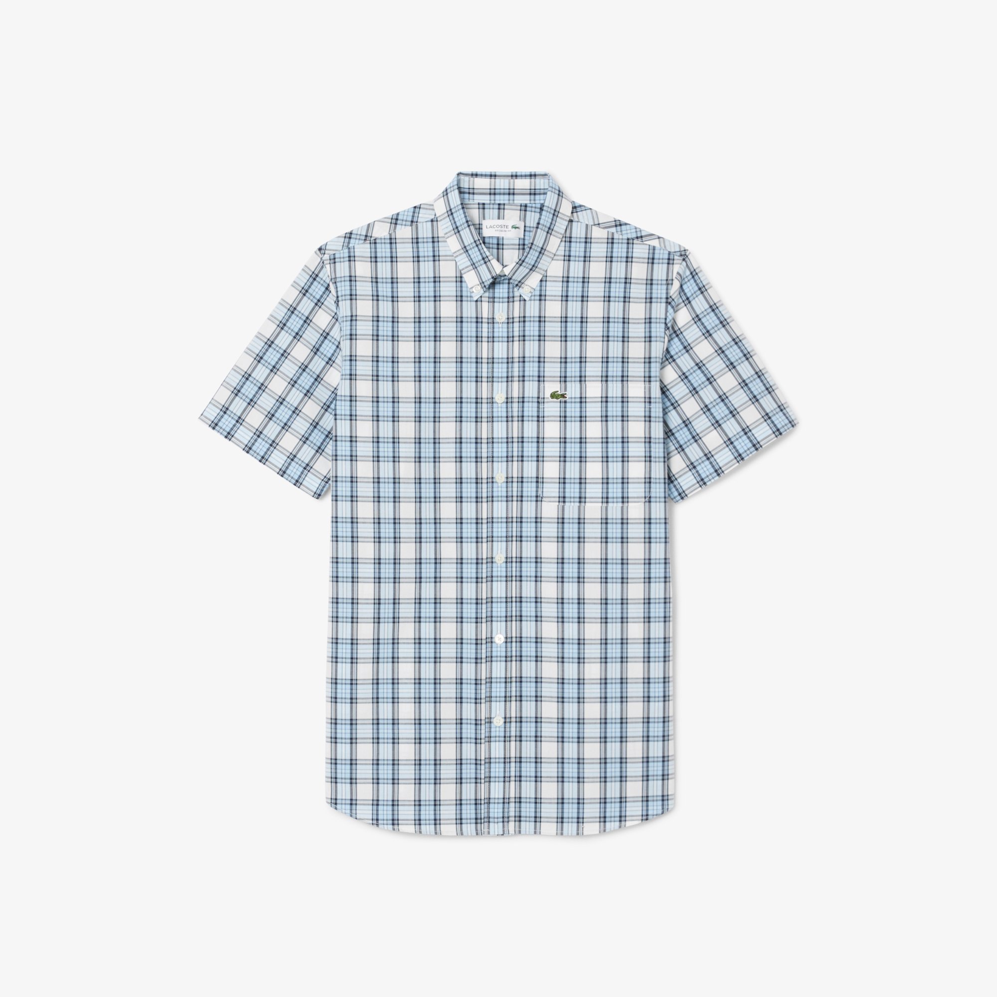 Áo Sơ Mi Lacoste Nam Dáng Suông Ngắn Tay