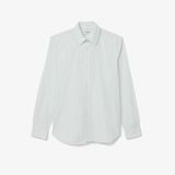 Áo Sơ Mi Lacoste Nam Dáng Suông Chất Liệu Poplin Hoạ Tiết Sọc