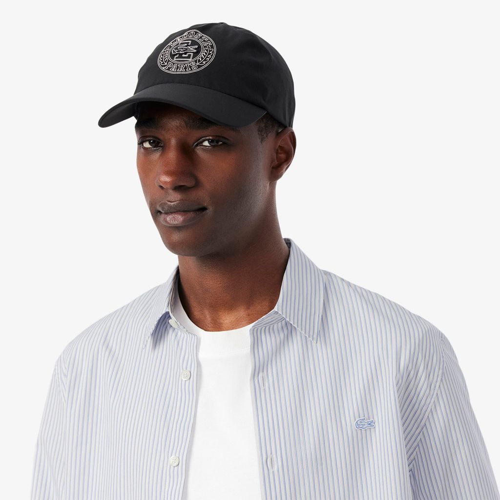 Áo Sơ Mi Lacoste Nam Dáng Suông Chất Liệu Poplin Hoạ Tiết Sọc